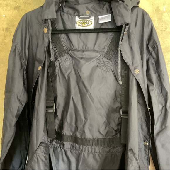 Vintage GO-PAC Convertible Backpack Nylon Jacket - Picture 15 of 15